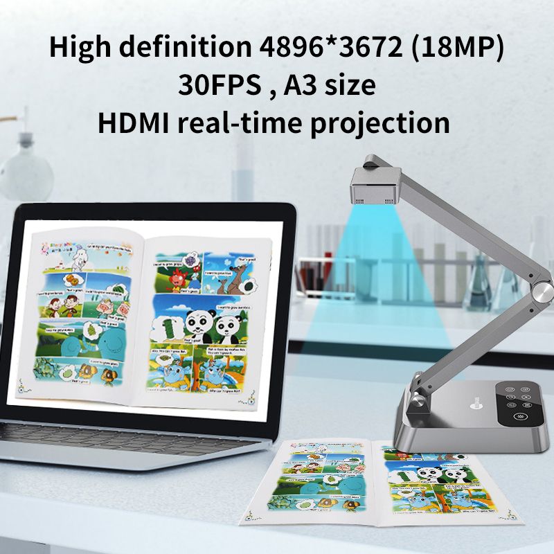A3 Document Camera Scanner 20MP 8K Visual Presenter 2