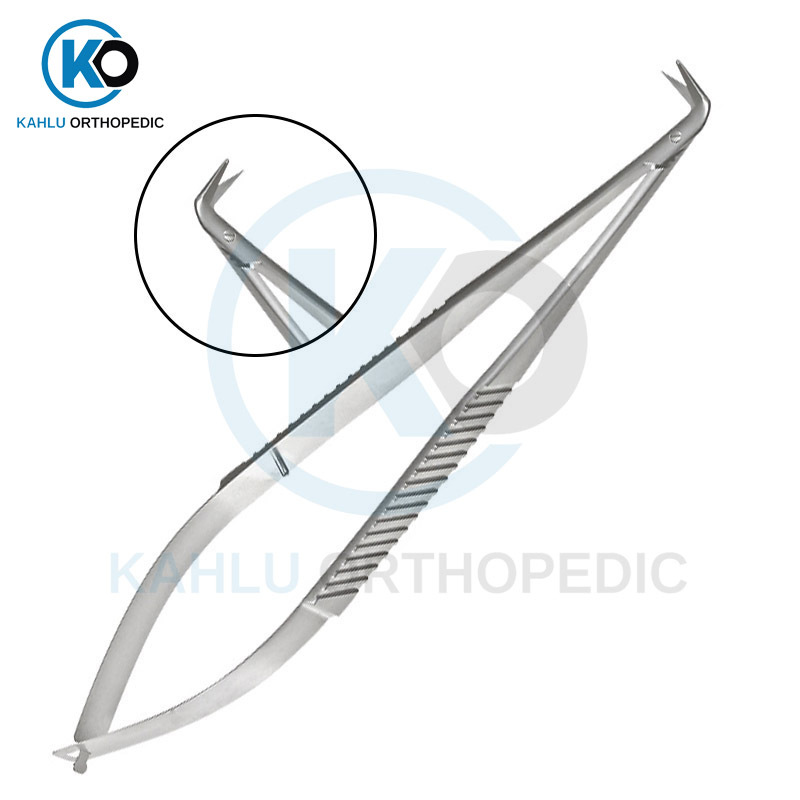 Corneal Transplant Scissors, Curved, Small Blades 4