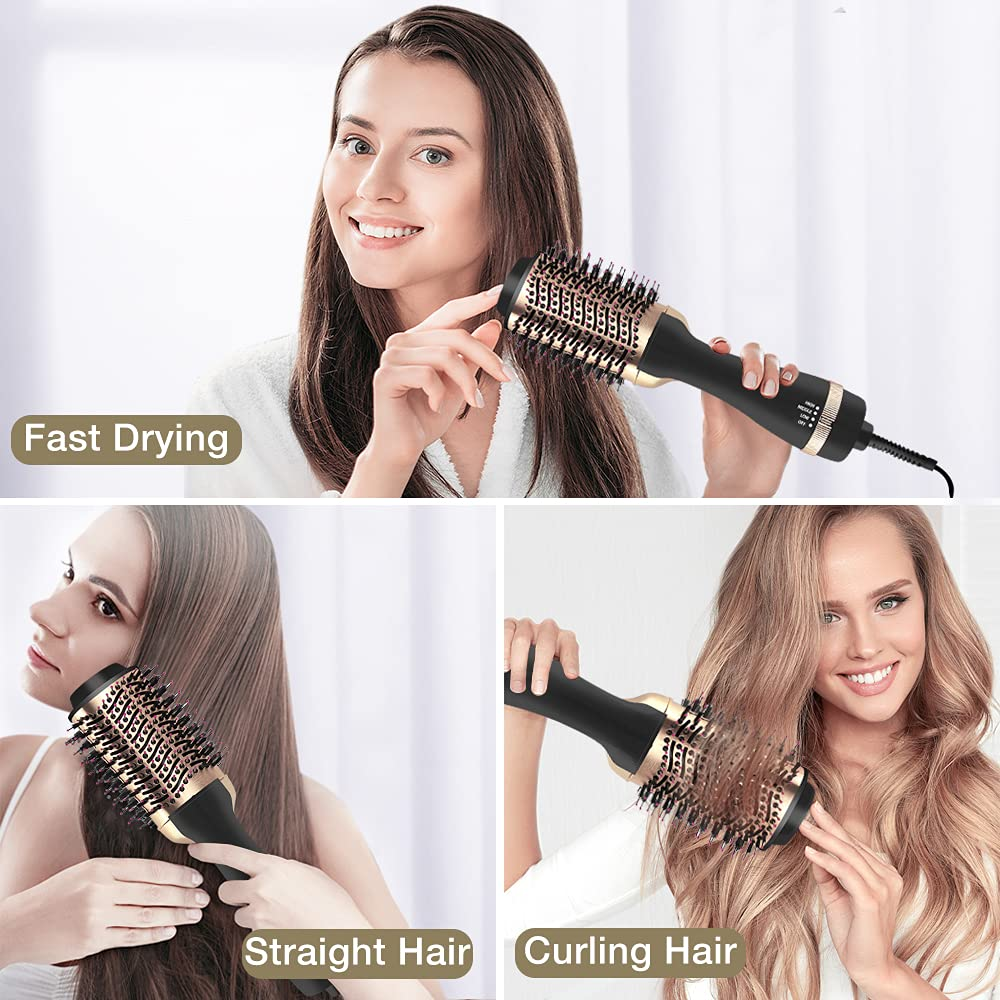 3-in-1 Hot Air Brush Hair Dryer Styler 3