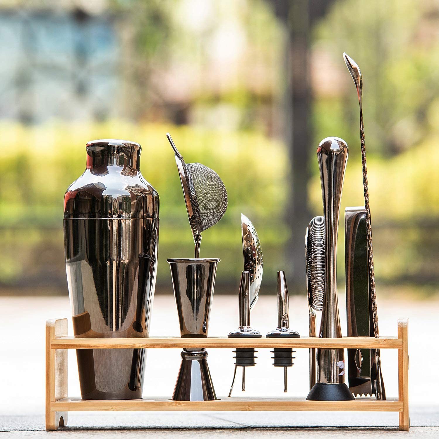 10-Piece Stainless Steel Bartender Kit 3