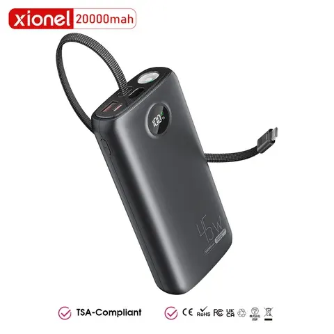 20000mAh Power Bank 45W Fast Charging