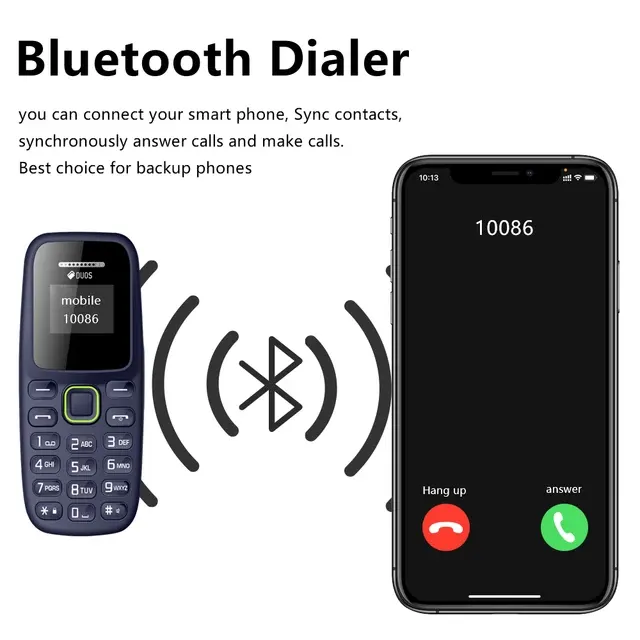 Compact Dual-SIM Phone with Bluetooth 3