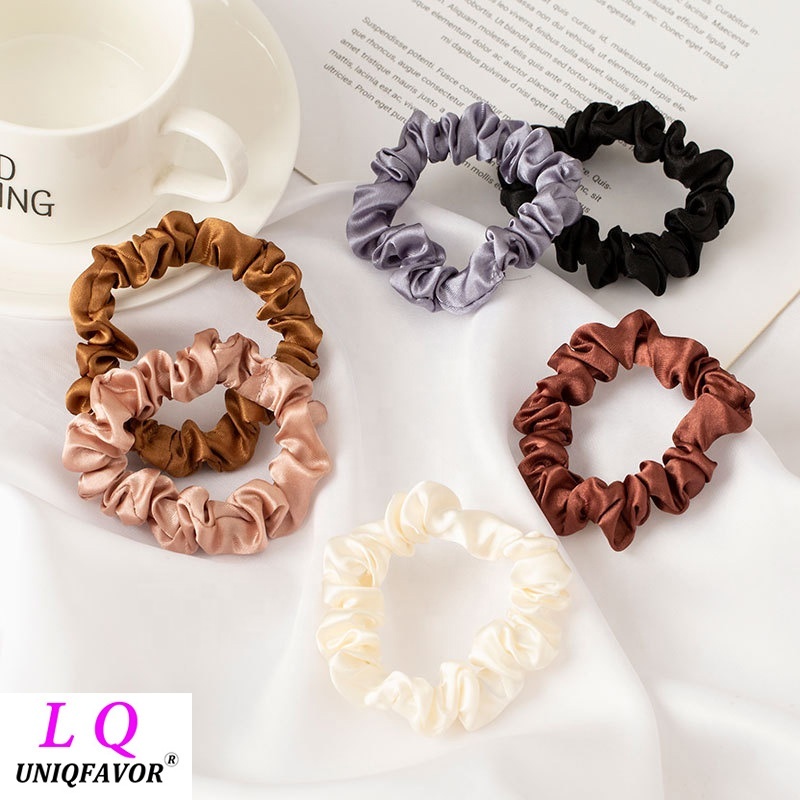 Silky Satin Hair Scrunchies 6-Pack 4