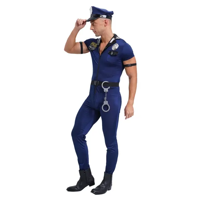 Men's Police Costume 3