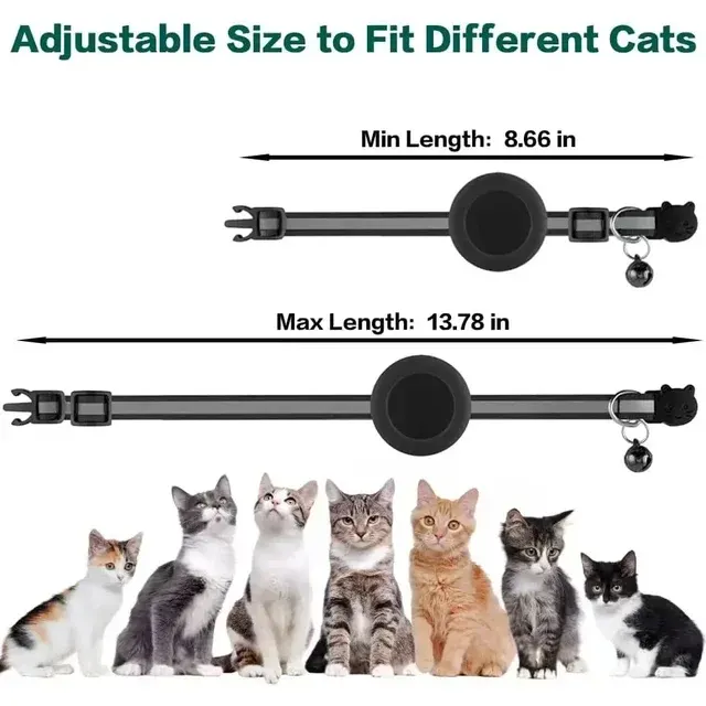 Cat Collar With AirTag Holder 2
