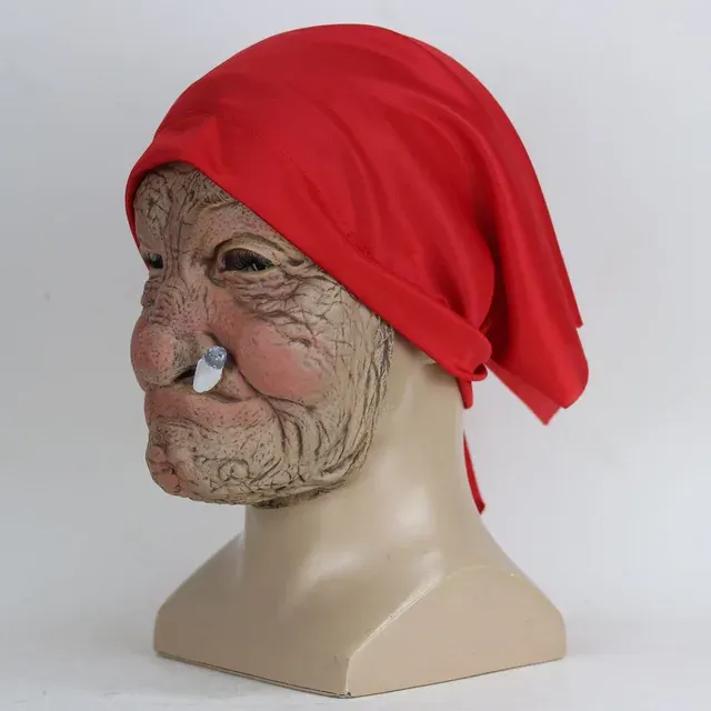Latex Grandma Mask 2