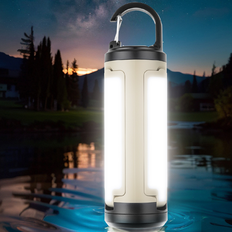 Rechargeable 3-Leaf Side Lamp LED Camping Lantern Portable