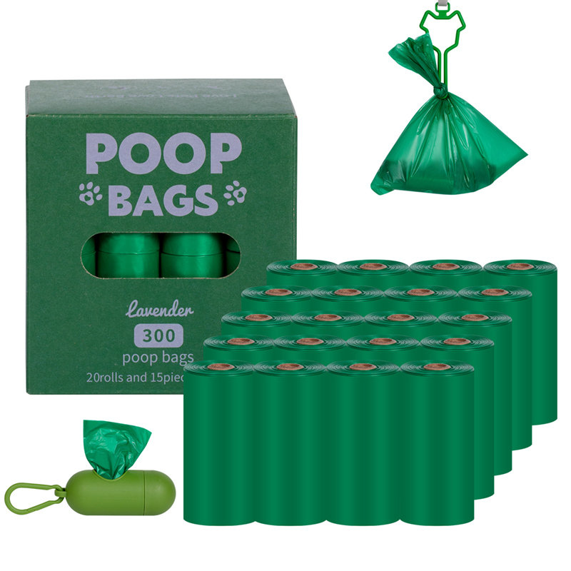 Pink Scented Compostable Dog Poop Bag Roll 4