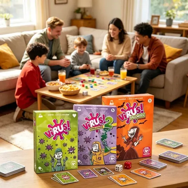 Virus Family Card Strategy Game for Parties 3