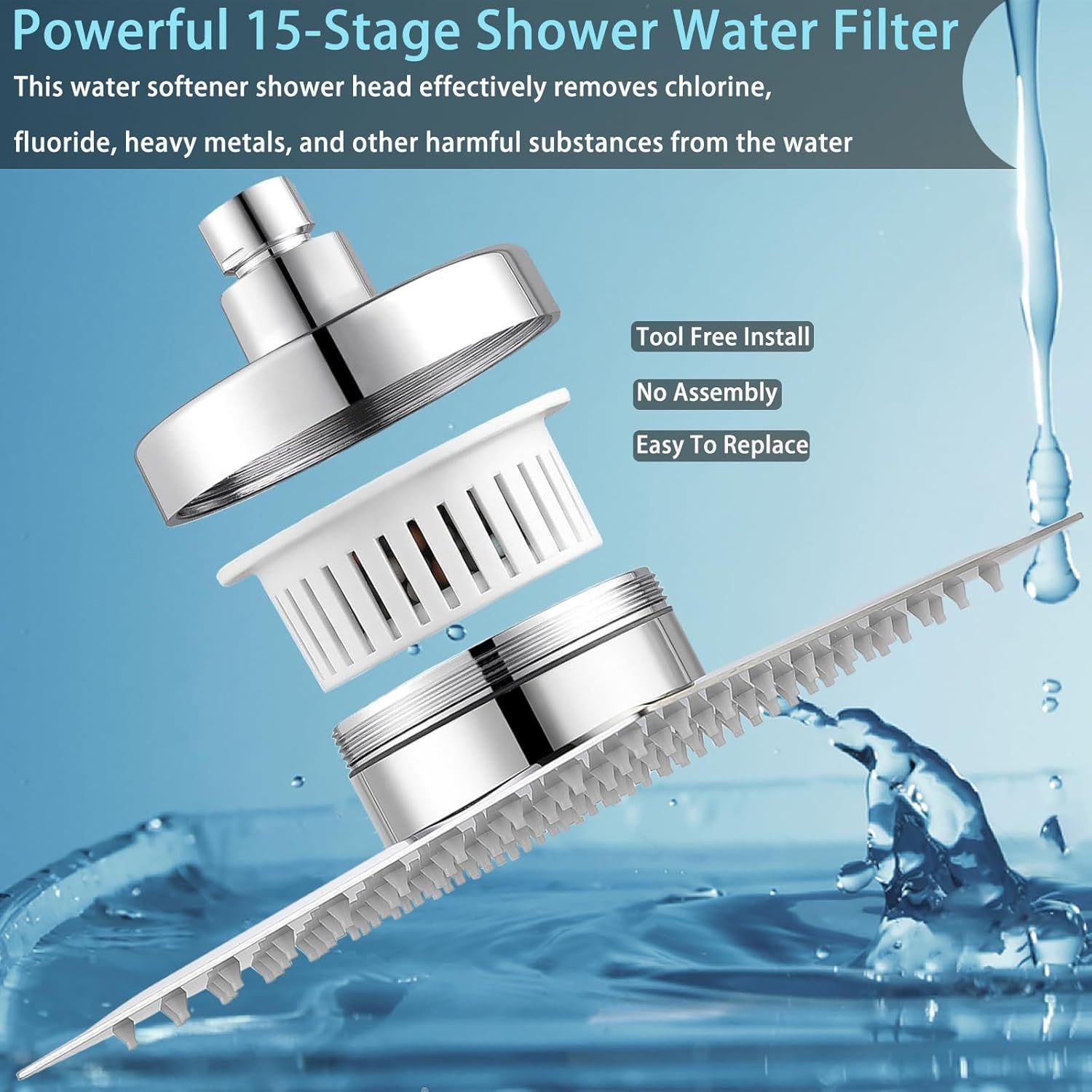 Easy Installation Chrome 8 10 12 Inch Stainless 2