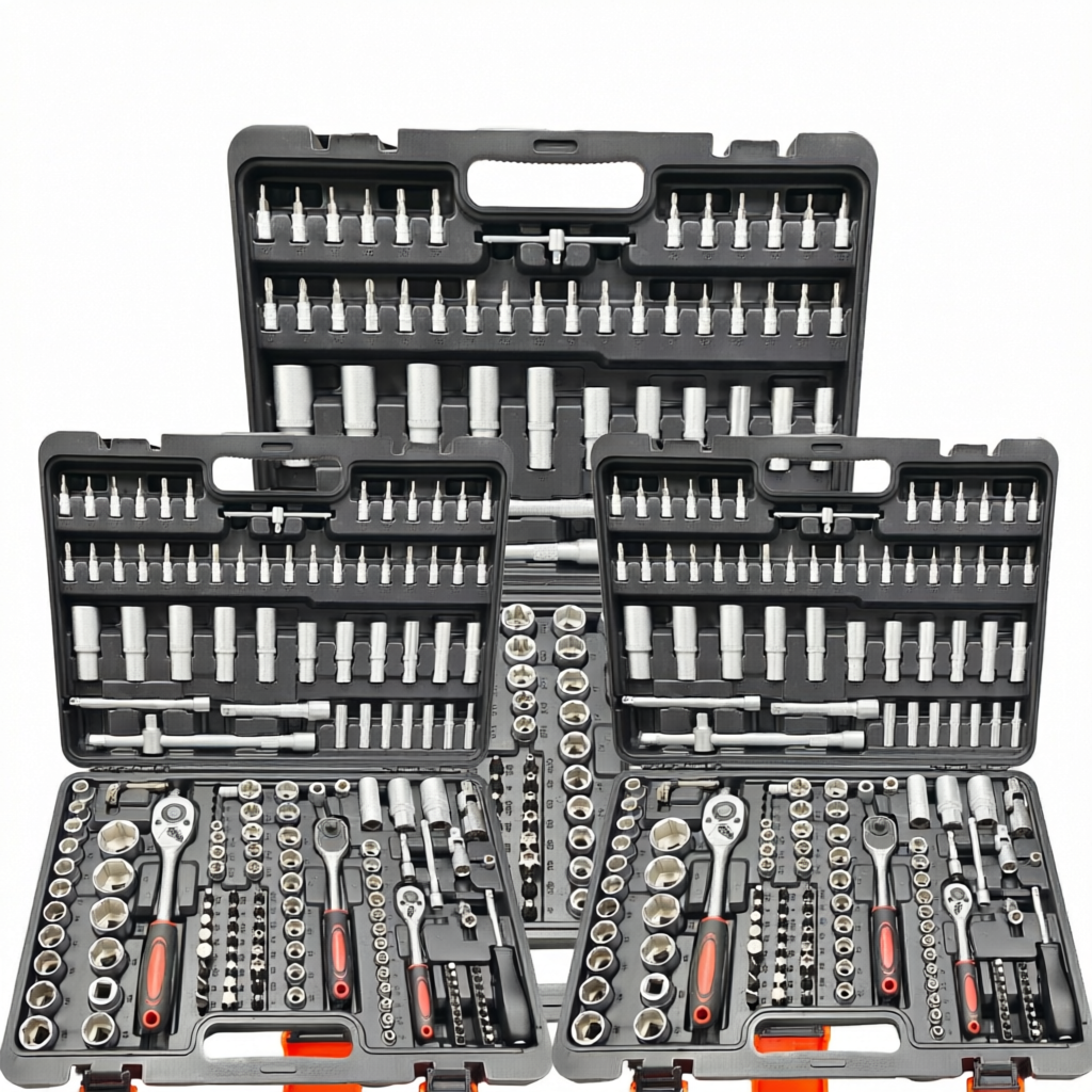 Steel Workshop Tool Set with Carry Case