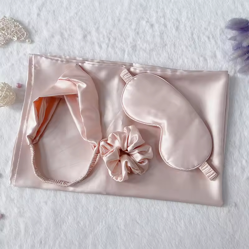 Satin Sleep Eye Mask Set with Hairband