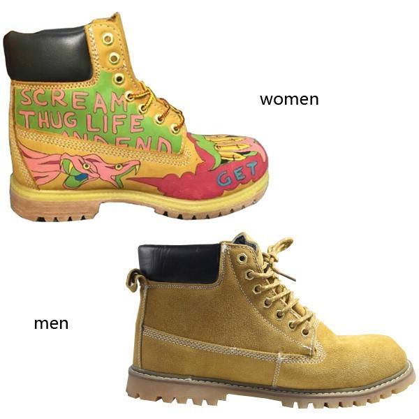 Womens Sexy Waterproof Comfortable Steel Toe Work Boots 3