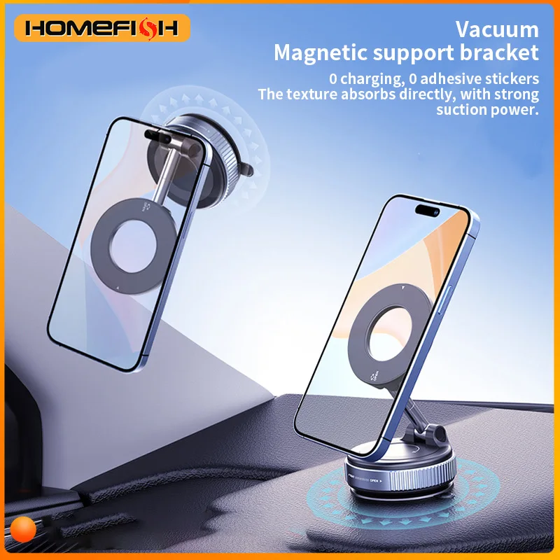 Magnetic Phone Holder with Three-Axis Rotation 3