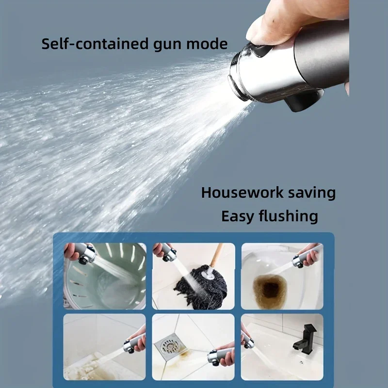 4-Mode High-Pressure Shower Head with Filter 2
