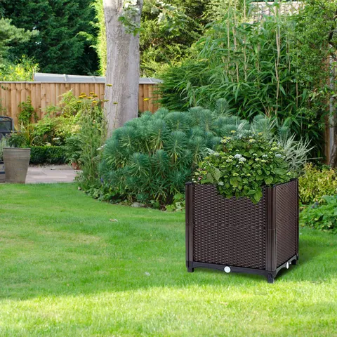 raised flower planter