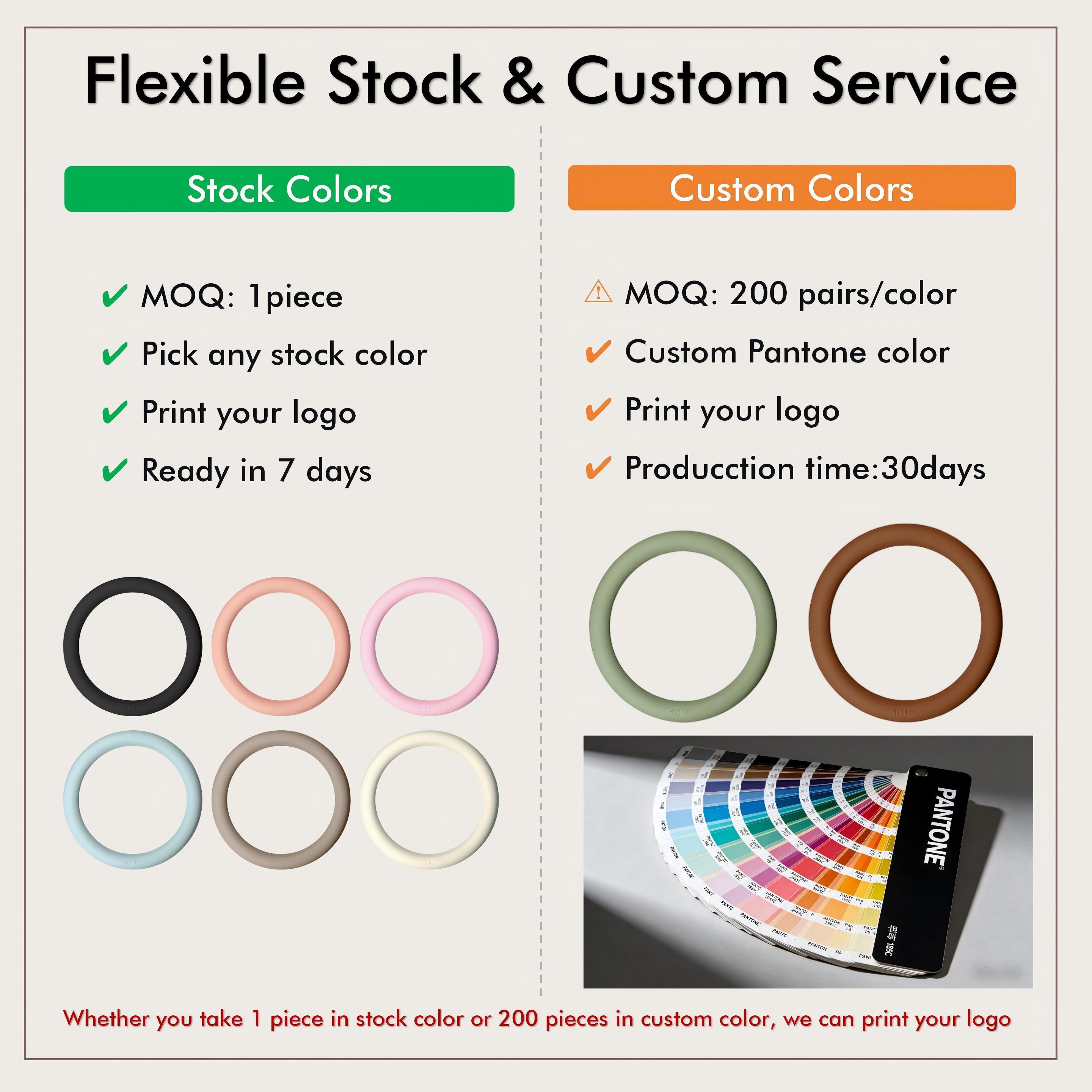Pilates Silicone Weighted Bangles Power Ring Resistance Bands 2