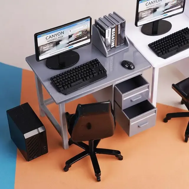 Dollhouse Miniature Desk 2
