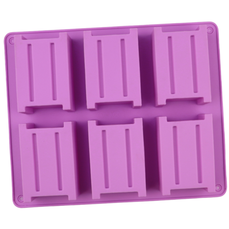 Rectangular H-Shape Silicone Soap Mold 3