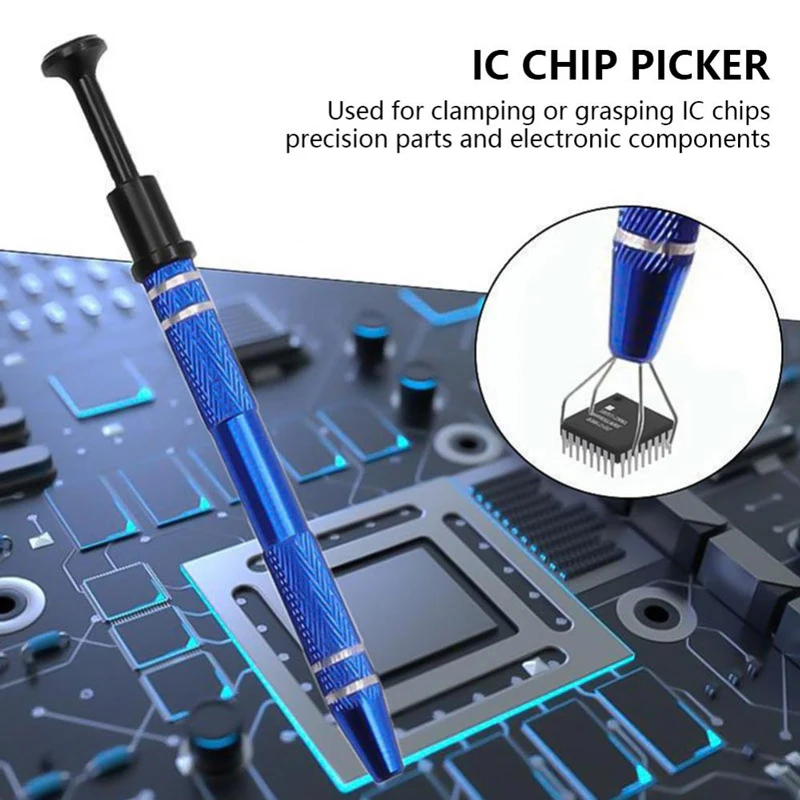 4-Klauen IC Chip Extractor Remover Tool Präzisionsteile Grabber 2