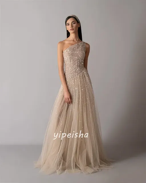 One-Shoulder Evening Gown 2
