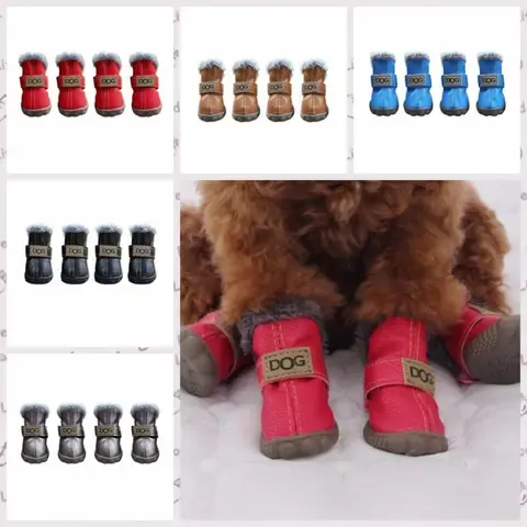 dog snow boots