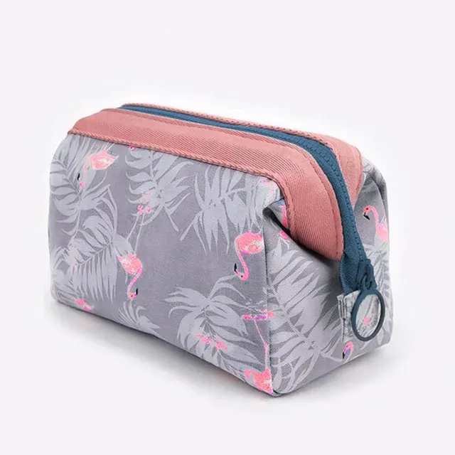 Flamingo Large Capacity Travel Makeup Bag 1