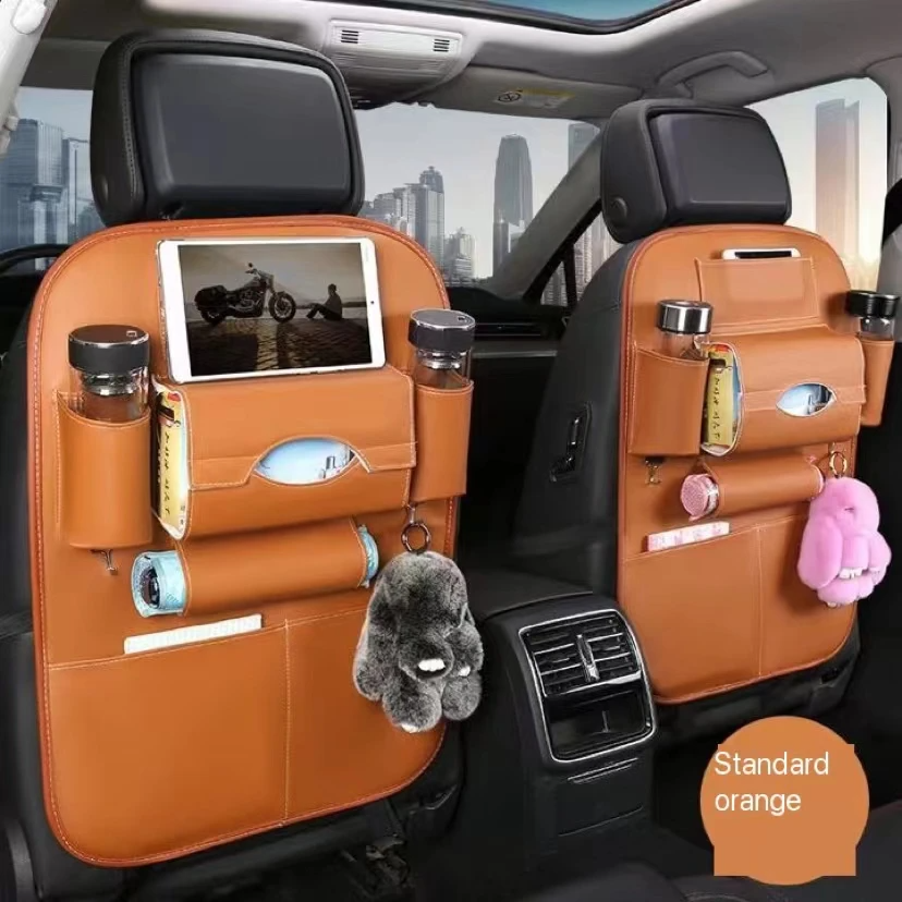PU Leather Car Seat Organizer for Children 4