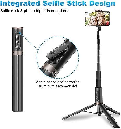 152cm Selfie Stick Tripod with Remote 2