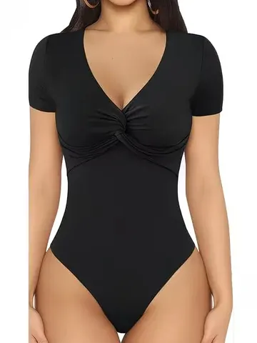 Damen-Bodysuit kurzarm