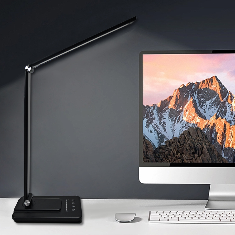 Square Cordless LED Table Lamp with Timer 2