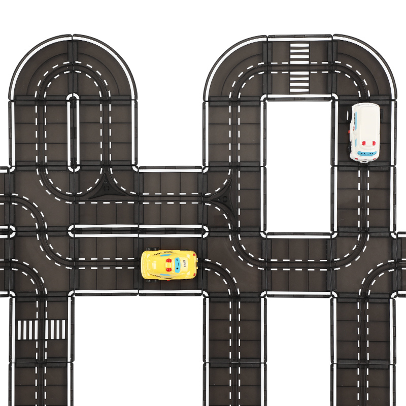 Magnetic Car Track Racing Tiles for Kids 3