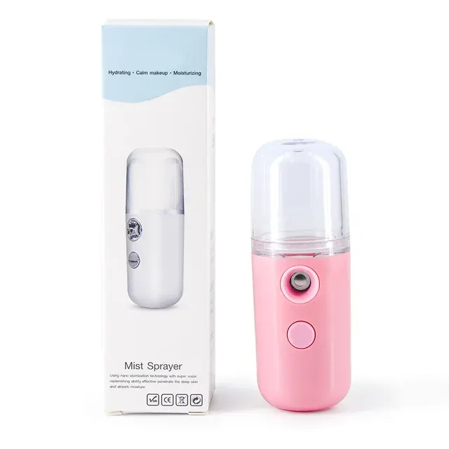 USB Nebel Gesichts Sprayer Luftbefeuchter Wiederaufladbare Vernebler Gesicht 2