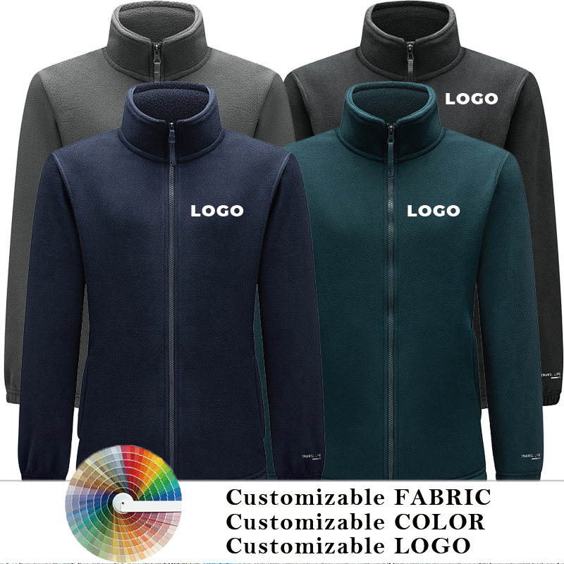 Eco-Friendly Unisex Micro Polar Fleece Jacket 2