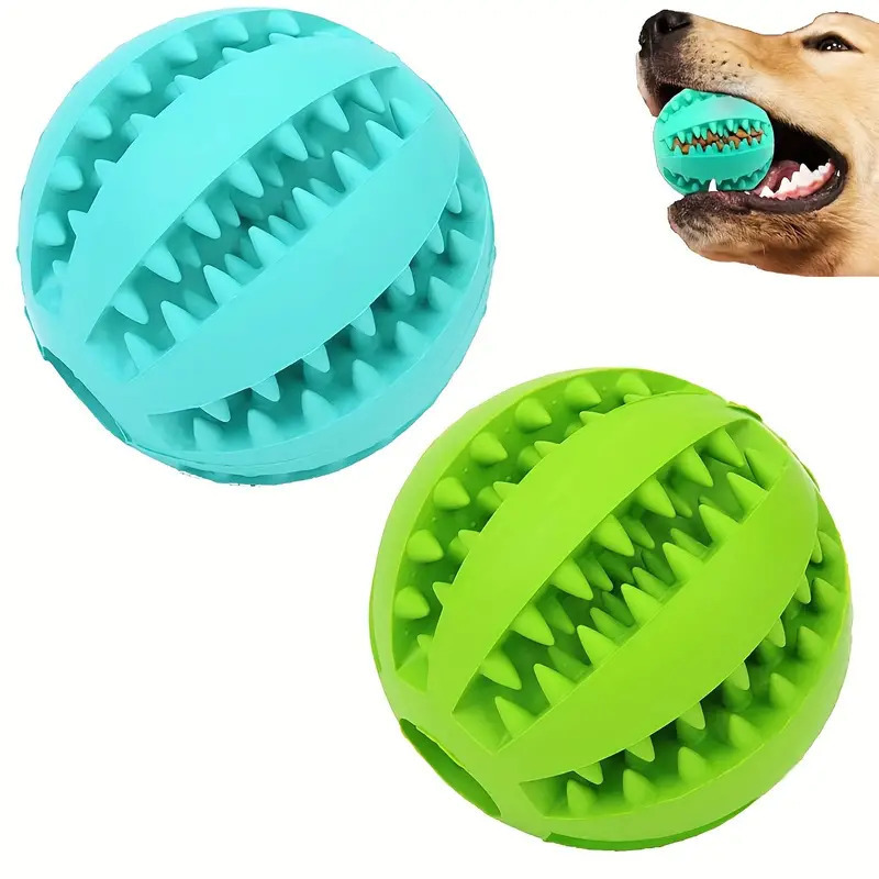 Natural Rubber Pets Dog Toys Treat Dispenser Toy
