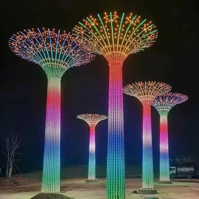 3D Christmas LED Tower Light for Outdoors 1