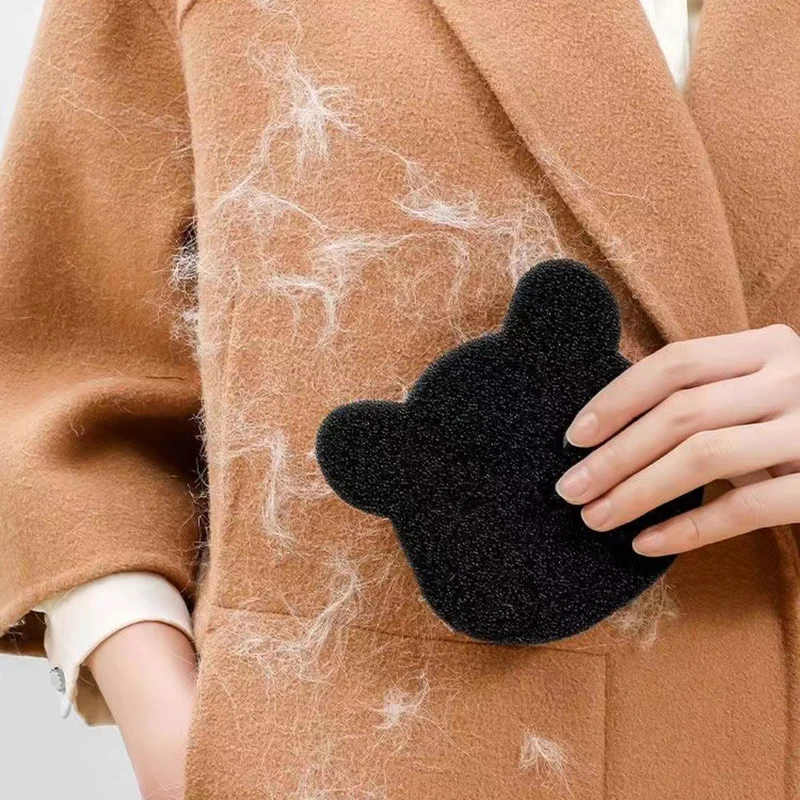 Washable Bear-Shaped Pet Hair Sponge 4