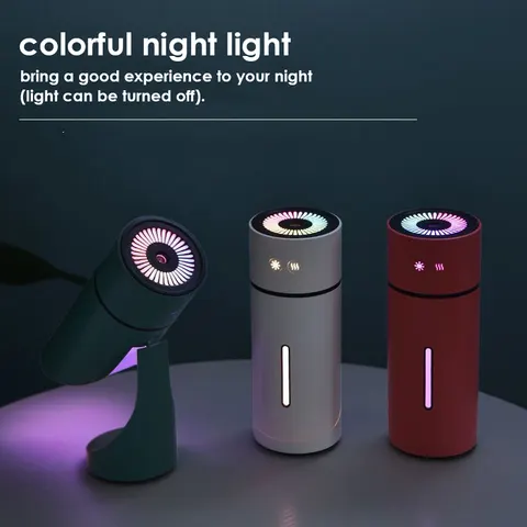 USB Charging Humidifier Small Car Desktop Creative Adjustable