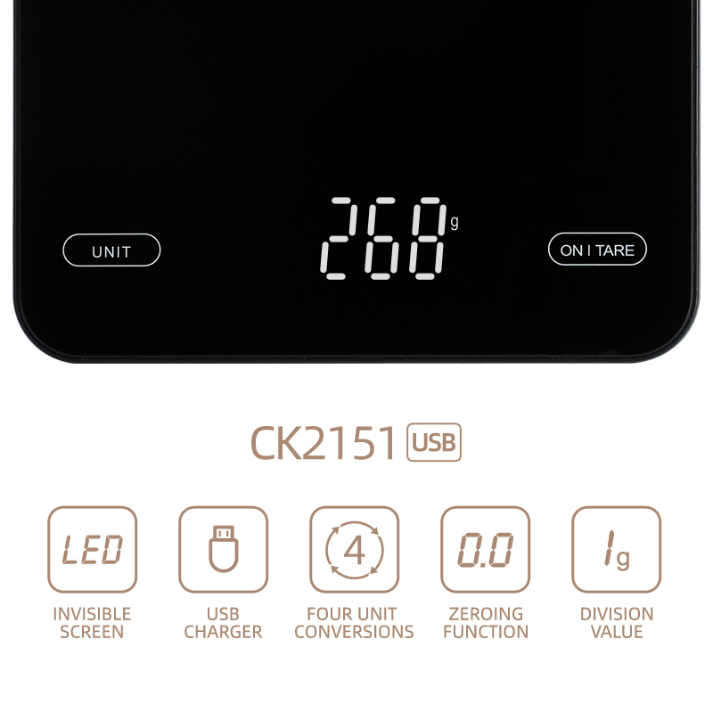 Digitale Küchenwaage für Makros 3