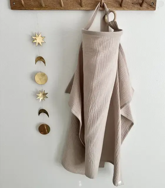 Breathable Cotton Muslin Nursing Cover 2