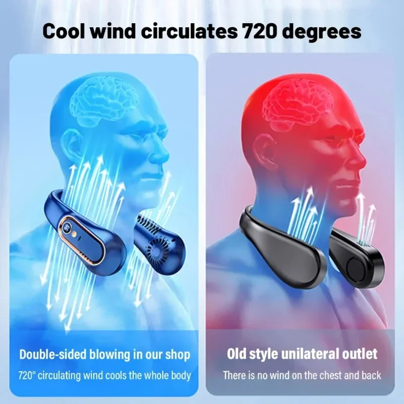 Nackenventilator Ohne Rotorblätter Mini Extrem Langlebig Tragbar Leiser 3
