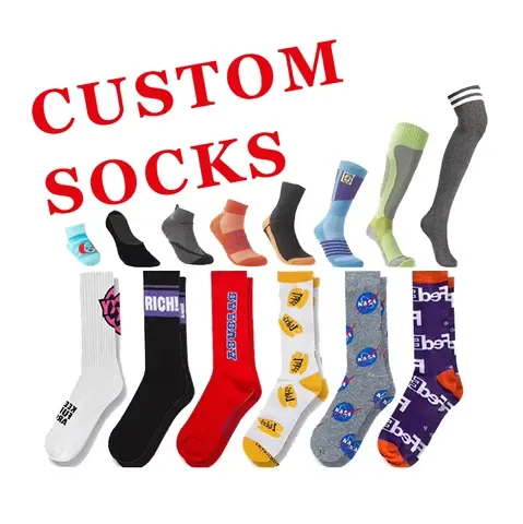 Bestickte Crew-Socken