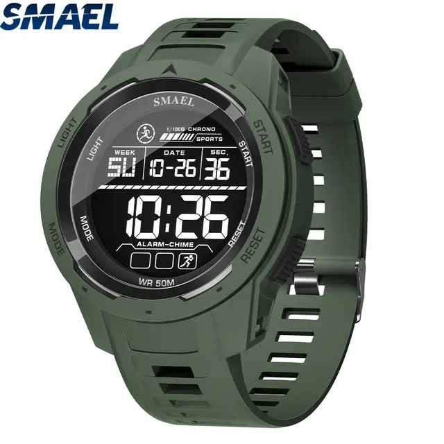 Sport LED Digital Watch 50m Waterproof 1