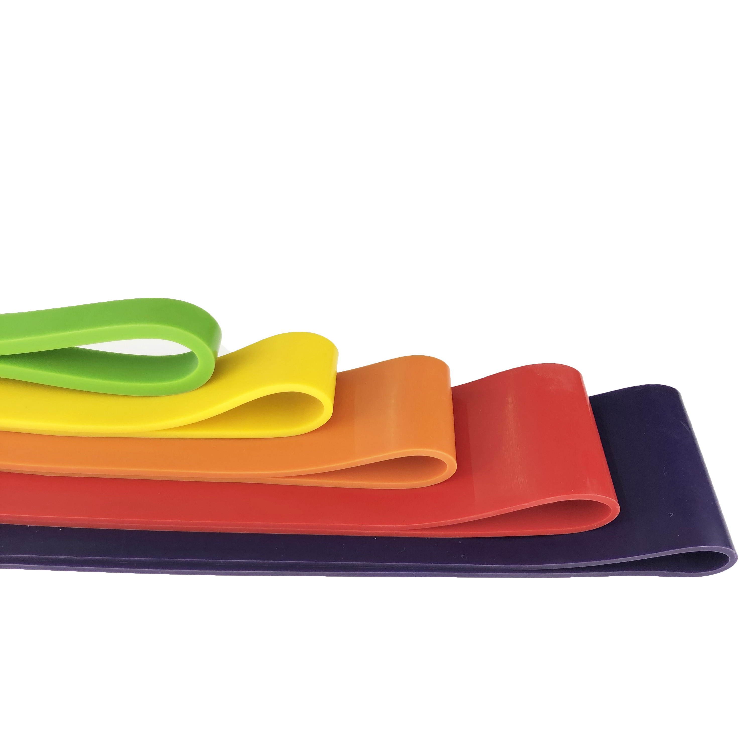 Portable 3-Piece Mini Loop Resistance Band Set 4