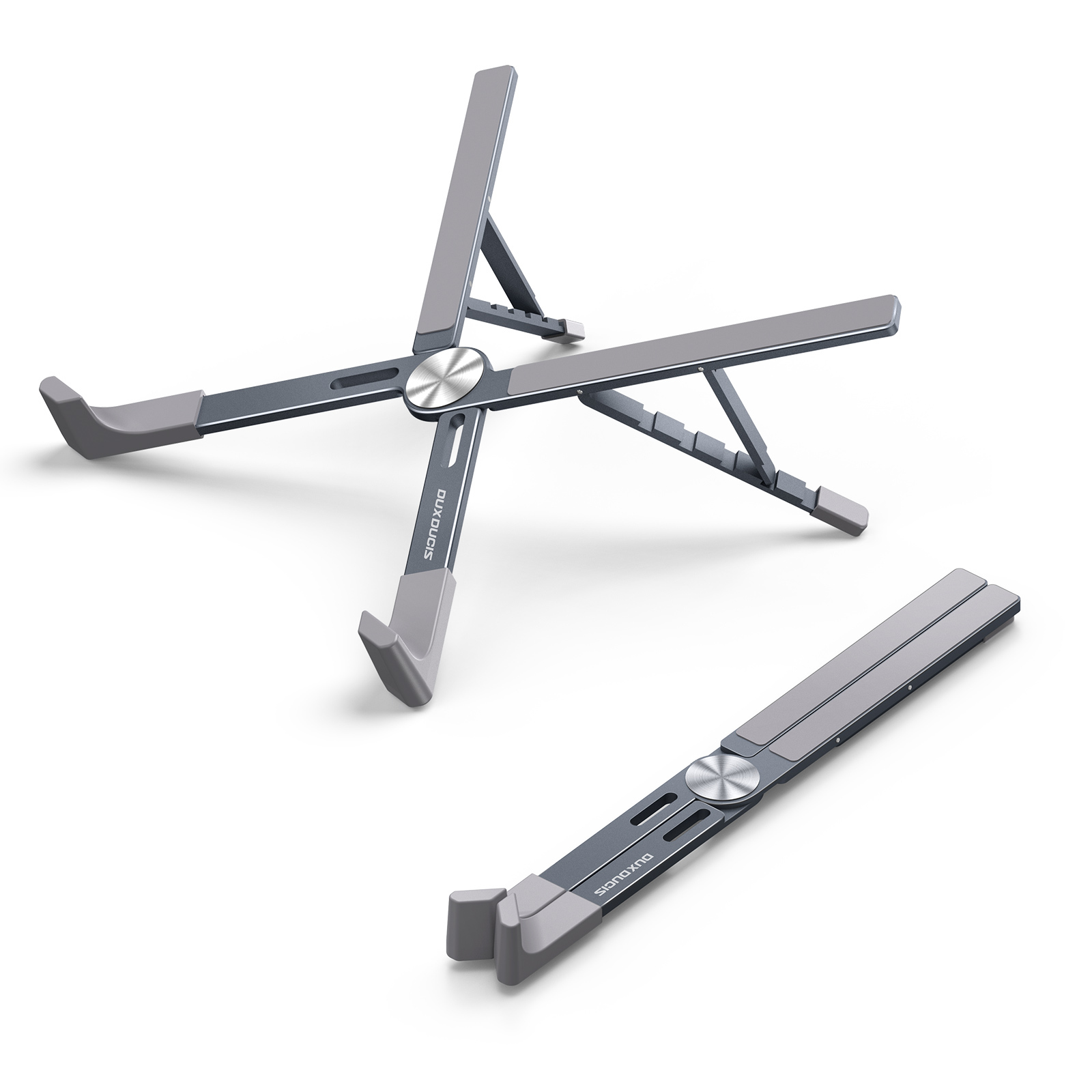 X Shape Aluminum Alloy Portable Foldable Laptop Stand