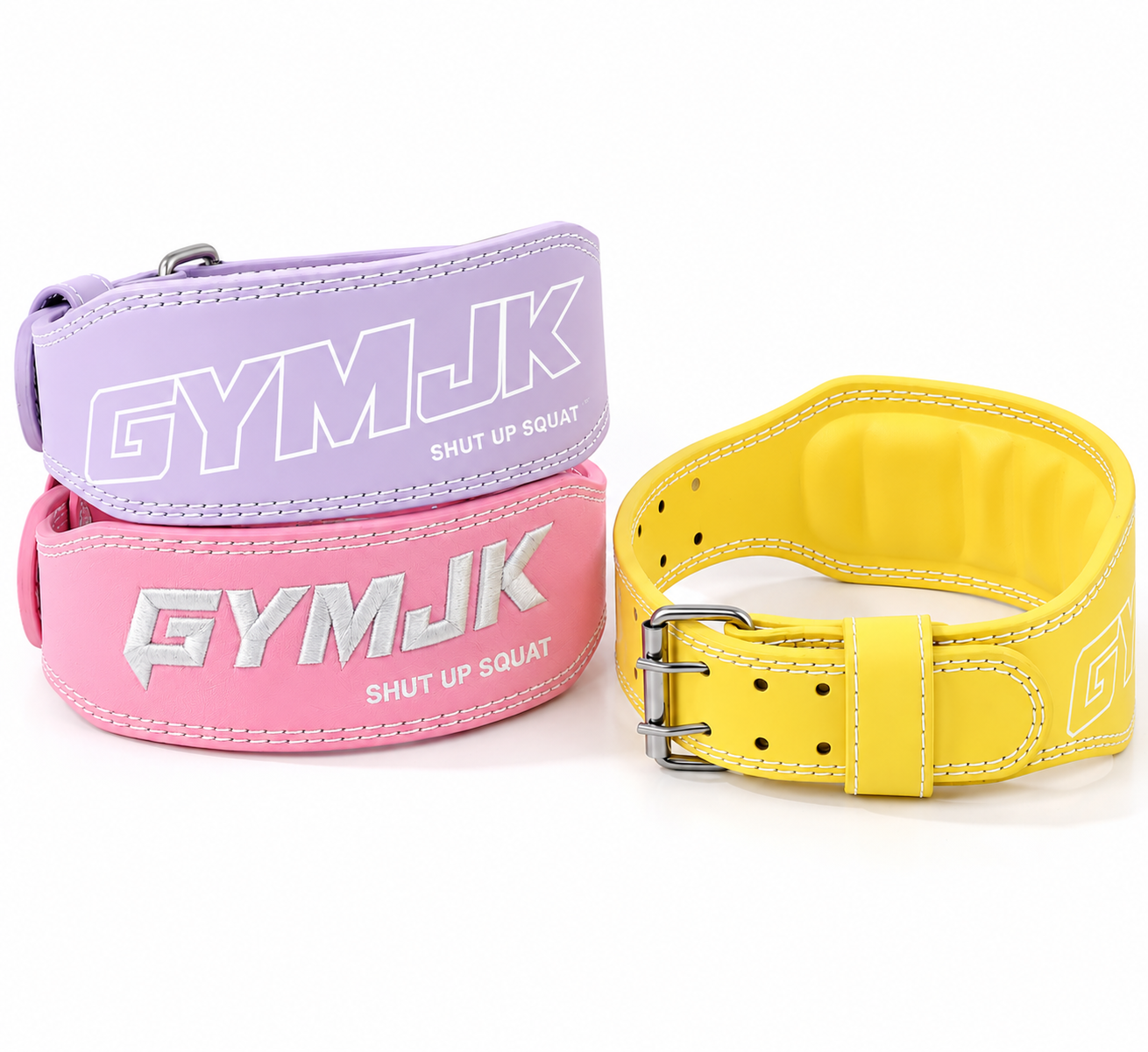 Weightlifting Belt Double Prong Leather Powerlifting Gym Heavy 3