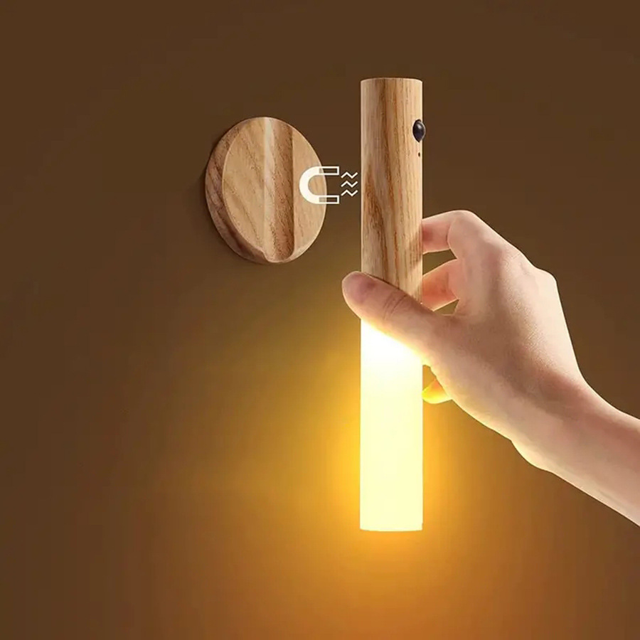Kabelloses LED-Bewegungsmelder-Nachtlicht Magnetisch
