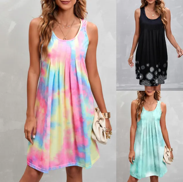 Pleated Batik Dress 1