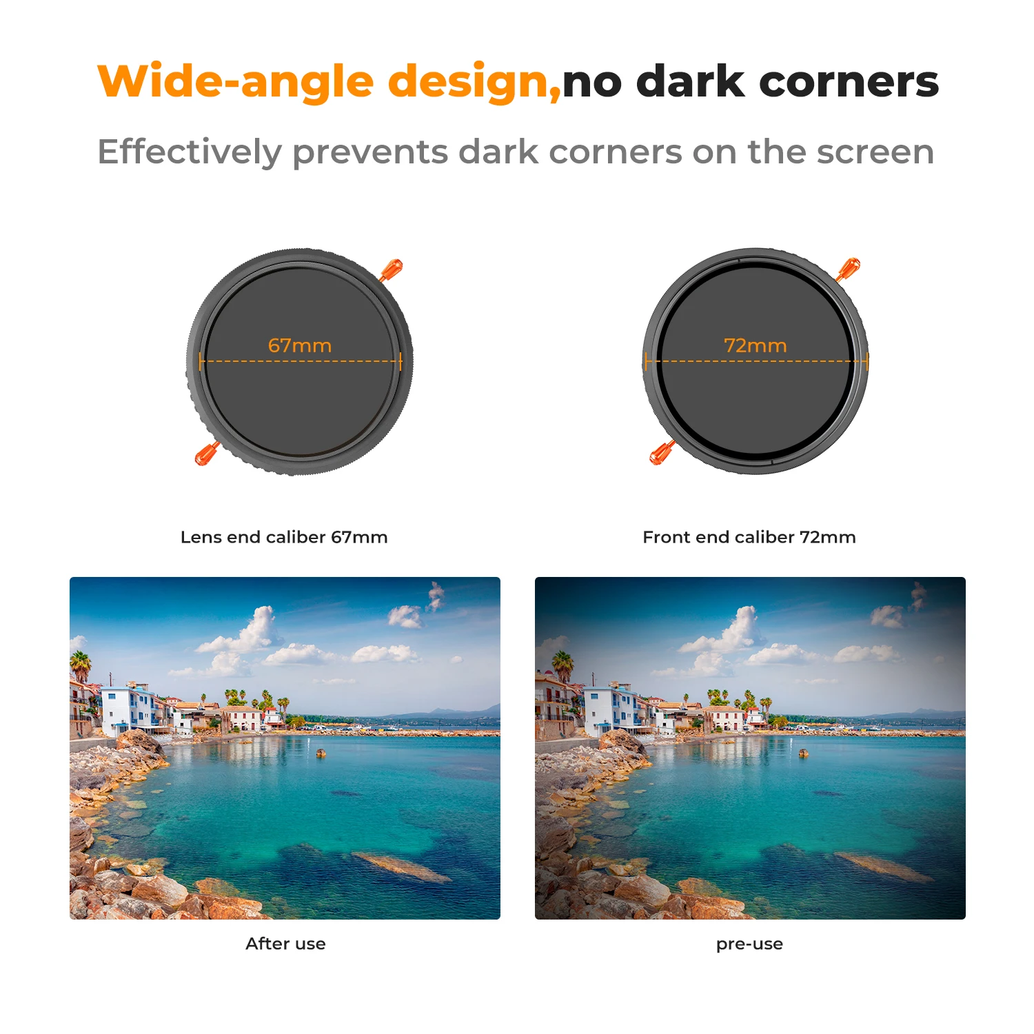 Variable 2-in-1 ND-CPL Lens Filter, 37-82mm 4