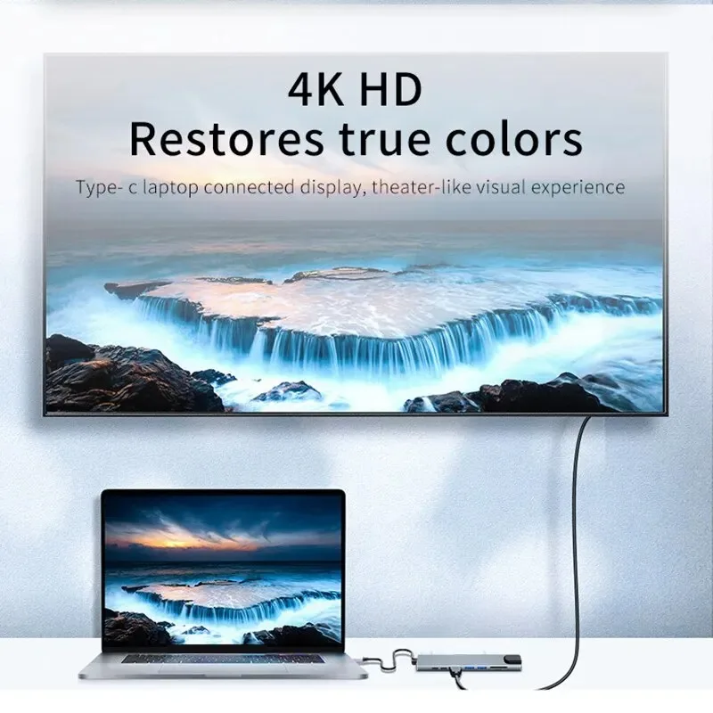 8-in-1 USB-C Hub with 4K HDMI and Card Reader 2